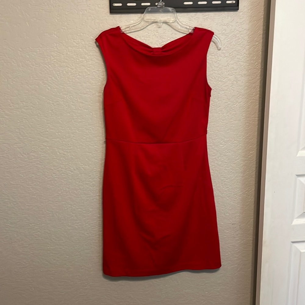 The Limited size M red fitted dress